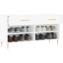 vidaXL Productos Del Hogar-Zapatero madera de ingeniería 102x35x55 cm