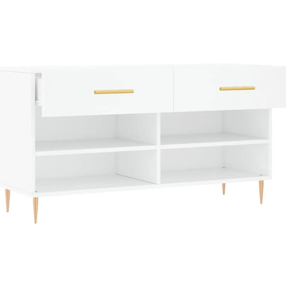 vidaXL Productos Del Hogar-Zapatero madera de ingeniería 102x35x55 cm