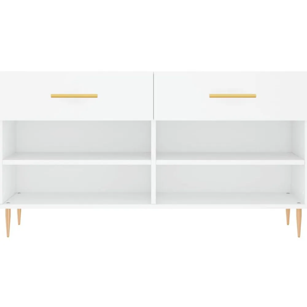 vidaXL Productos Del Hogar-Zapatero madera de ingeniería 102x35x55 cm