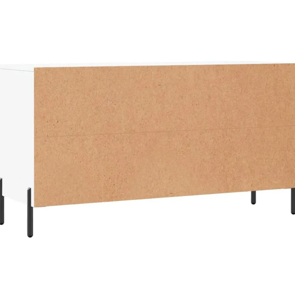 vidaXL Zapatero madera de ingeniería 102x35x55 cm Blanco Best