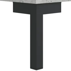vidaXL Productos Del Hogar-Zapatero madera de ingeniería gris hormigón 30x35x105 cm