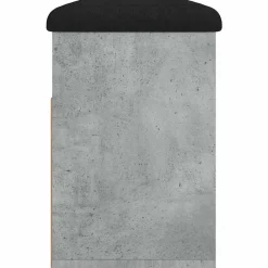 vidaXL Zapatero madera de ingeniería gris hormigón 82x32x45,5 cm Gris hormigón New