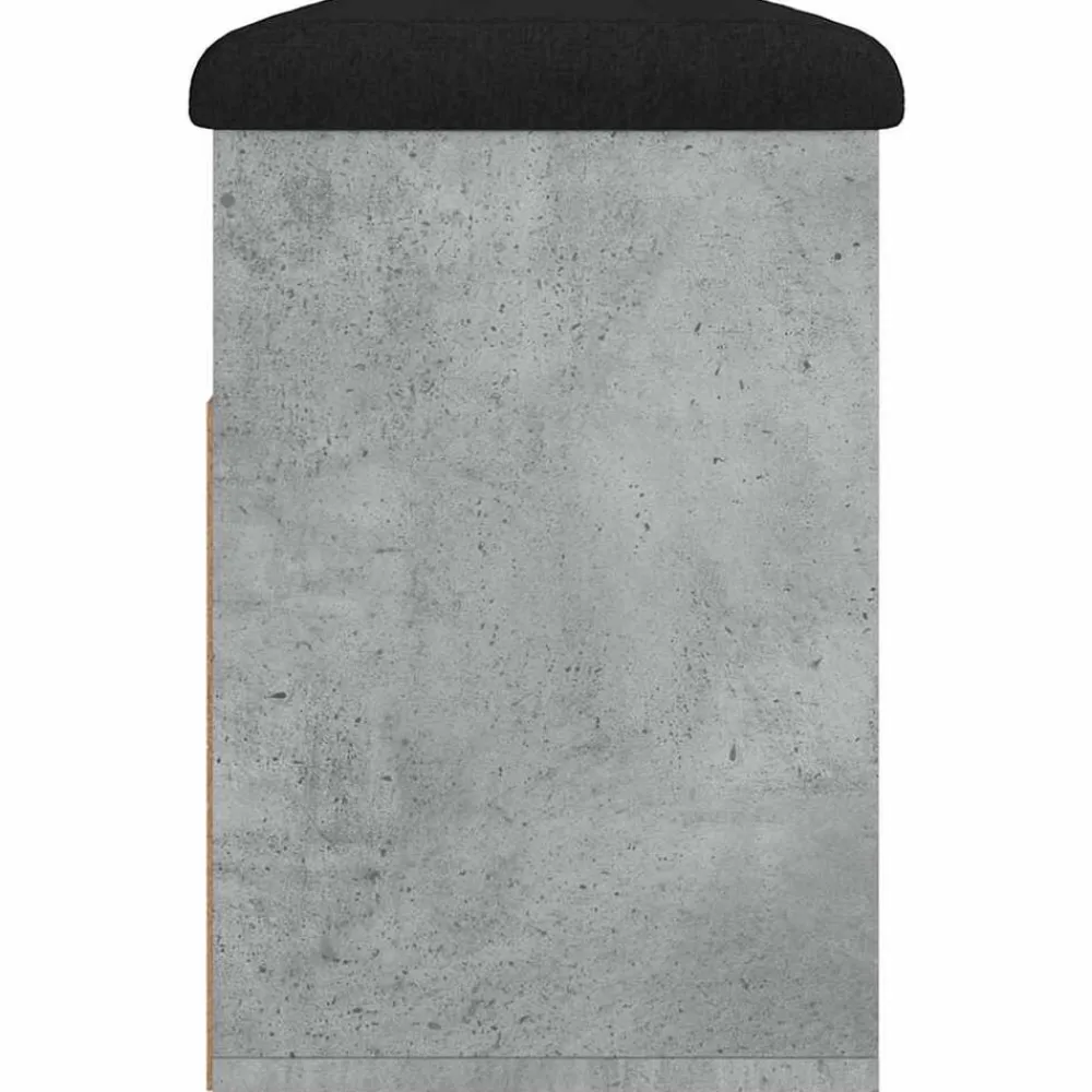 vidaXL Zapatero madera de ingeniería gris hormigón 82x32x45,5 cm Gris hormigón New