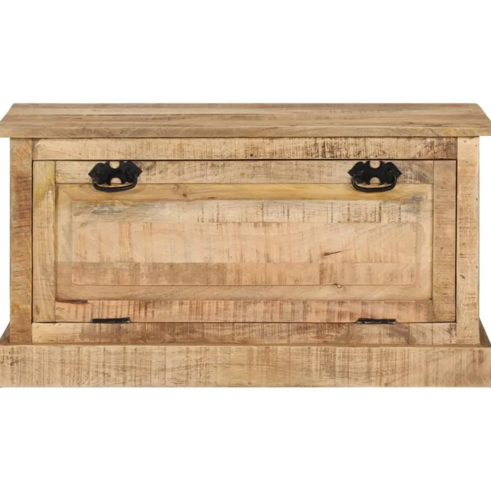 vidaXL Zapatero madera de mango maciza 85x40x45 cm Discount