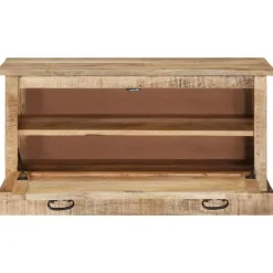 vidaXL Zapatero madera de mango maciza 85x40x45 cm Discount