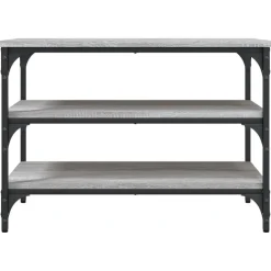 vidaXL Bancos-Zapatero madera de ingeniería 70x38,5x49 cm