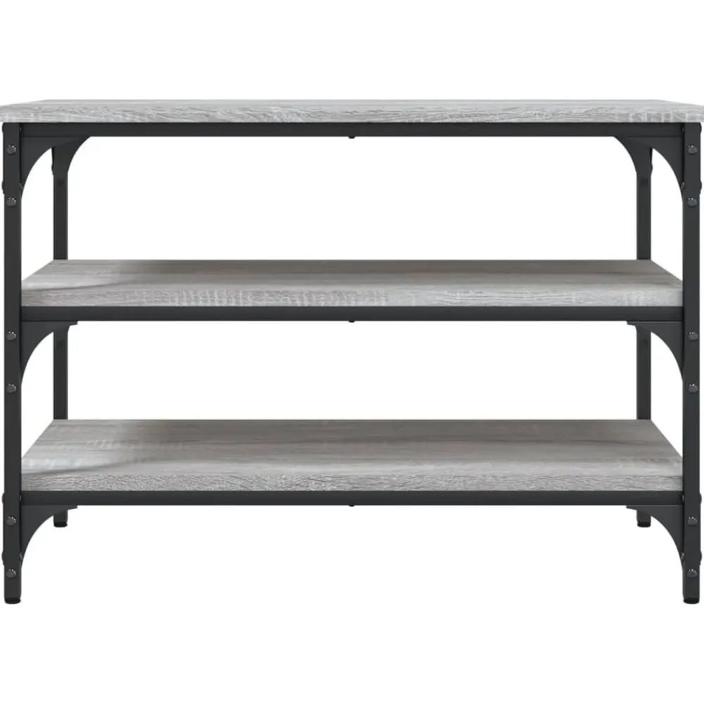 vidaXL Bancos-Zapatero madera de ingeniería 70x38,5x49 cm