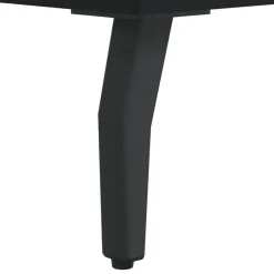 vidaXL Zapatero madera de ingeniería 60x35x105 cm Negro Clearance