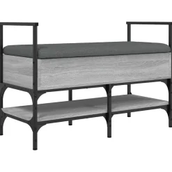 vidaXL Zapatero madera de ingeniería 85,5x42x57,5 cm Gris sonoma Sale