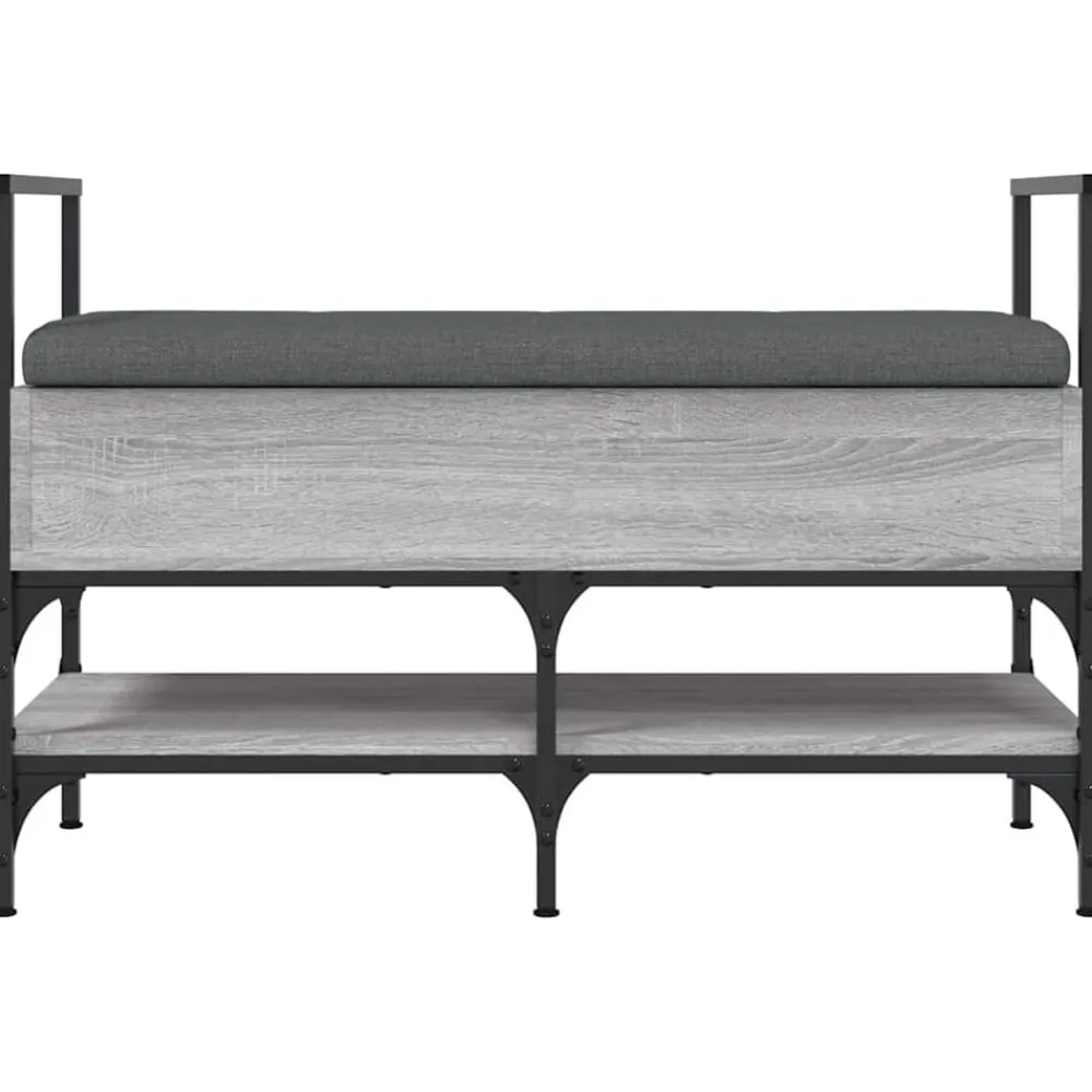 vidaXL Zapatero madera de ingeniería 85,5x42x57,5 cm Gris sonoma Sale