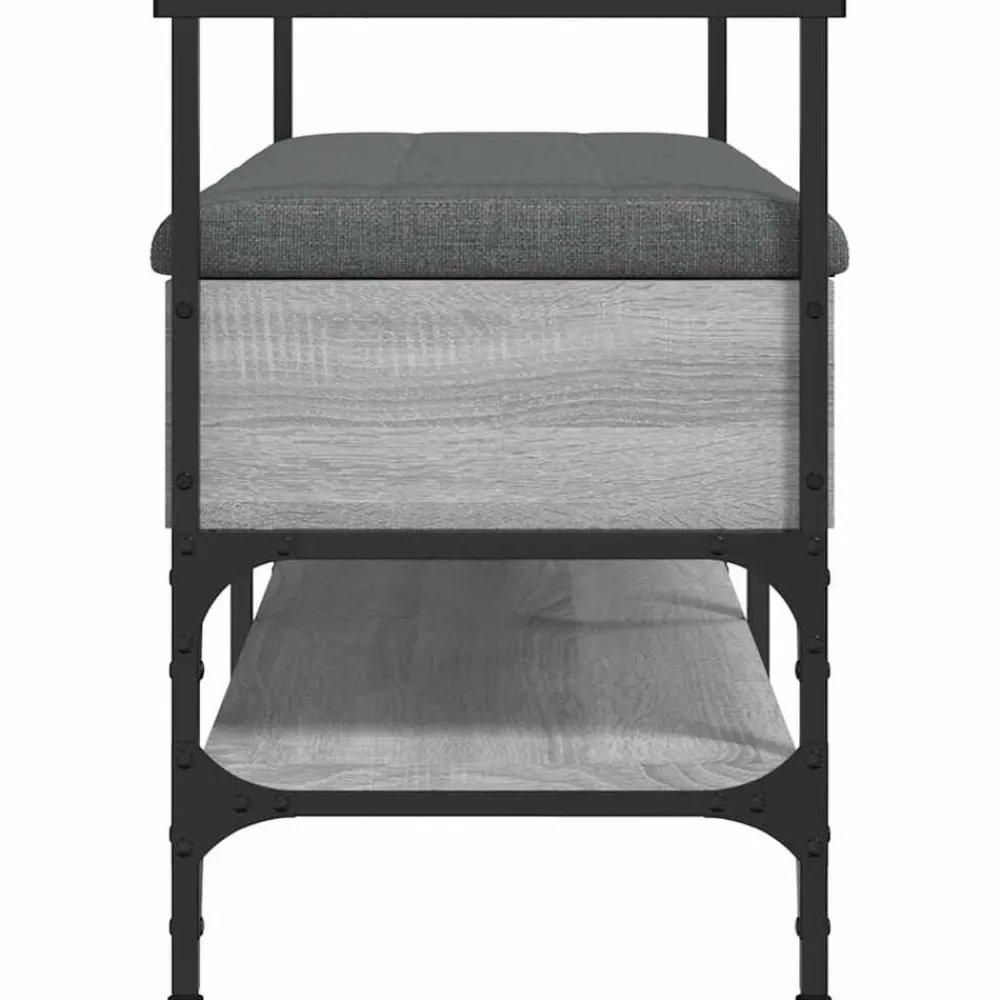 vidaXL Zapatero madera de ingeniería 85,5x42x57,5 cm Gris sonoma Sale