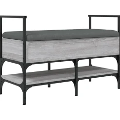 vidaXL Zapatero madera de ingeniería 85,5x42x57,5 cm Gris sonoma Sale