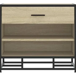 vidaXL Zapatero madera de ingeniería 60x40x53,5 cm Roble Sonoma Discount
