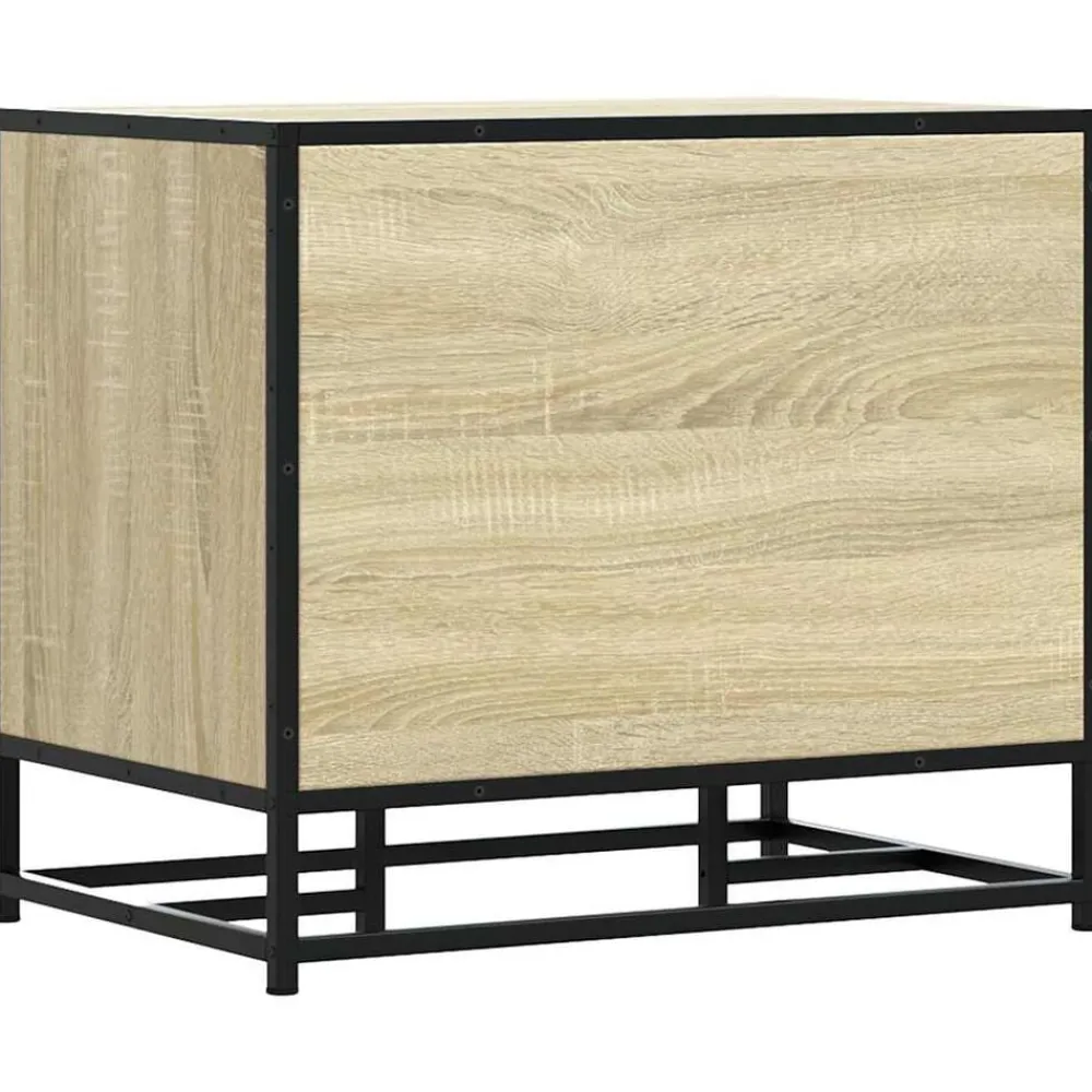 vidaXL Zapatero madera de ingeniería 60x40x53,5 cm Roble Sonoma Discount
