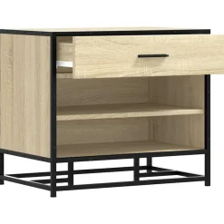 vidaXL Zapatero madera de ingeniería 60x40x53,5 cm Roble Sonoma Discount