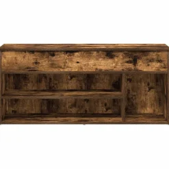 vidaXL Zapatero madera de ingeniería 102x30,5x45cm Roble ahumado Clearance