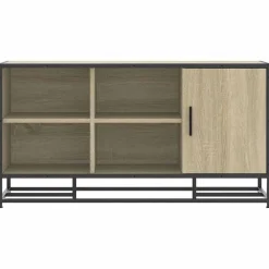 vidaXL Zapatero madera de ingeniería 100x40x53,5 cm Roble Sonoma Discount