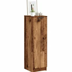 vidaXL Productos Del Hogar-Zapatero madera de ingeniería envejecida 29,5x35x100,5cm