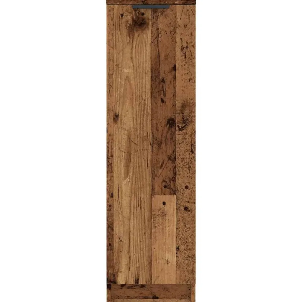 vidaXL Productos Del Hogar-Zapatero madera de ingeniería envejecida 29,5x35x100,5cm