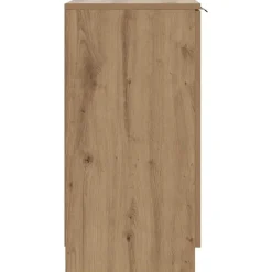 vidaXL Zapatero madera de ingeniería roble artisian 59x35x70 cm Roble artisan New
