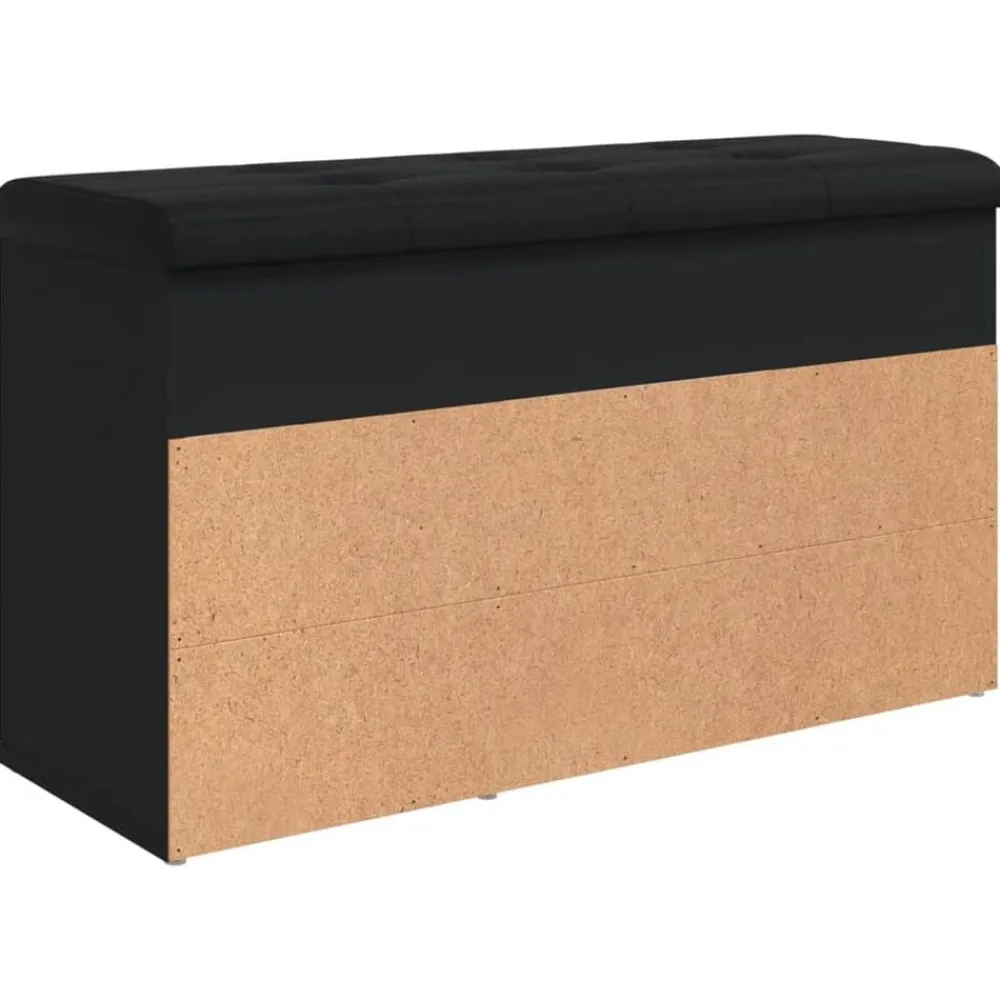 vidaXL Bancos-Zapatero madera de ingeniería 82x32x45,5 cm