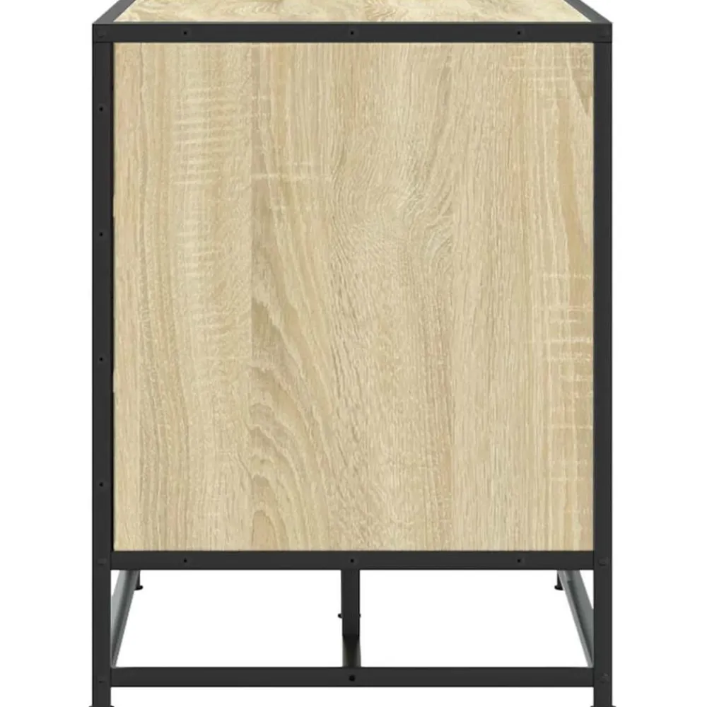 vidaXL Bancos-Zapatero madera de ingeniería 80x40x53,5 cm