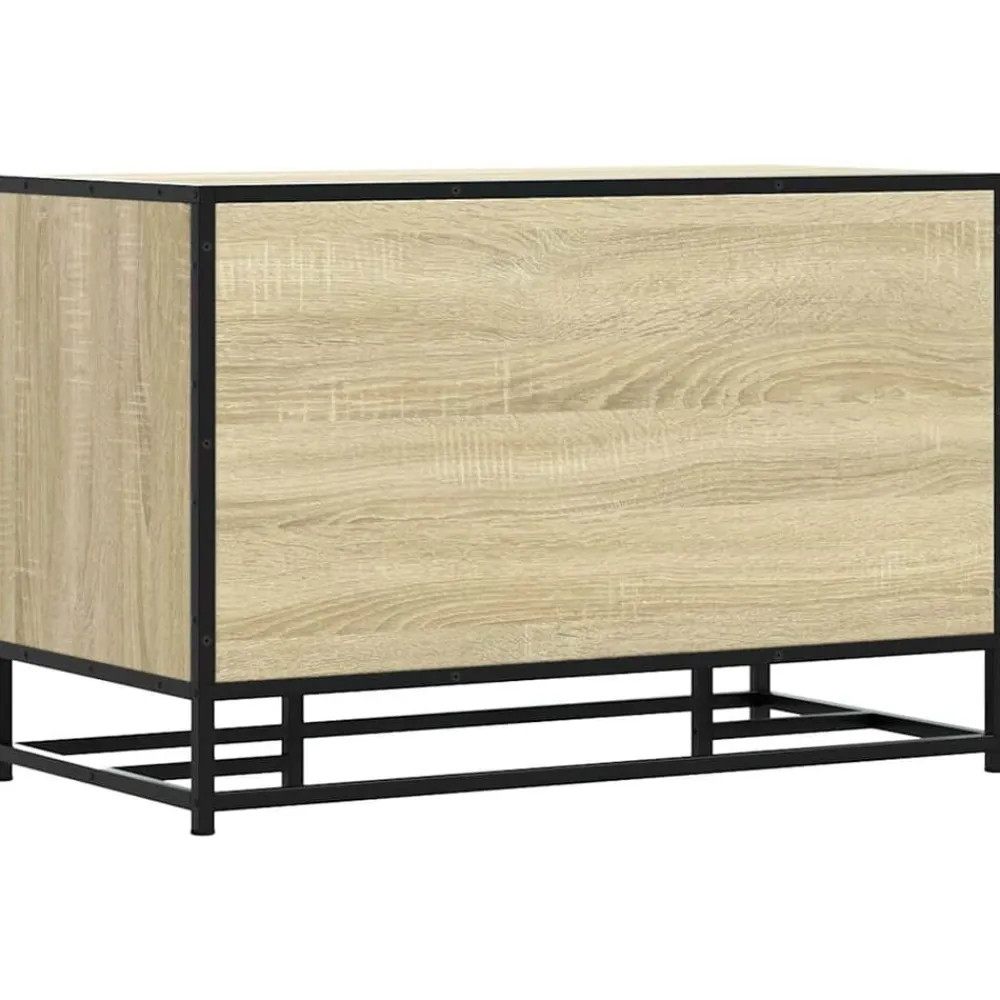 vidaXL Bancos-Zapatero madera de ingeniería 80x40x53,5 cm