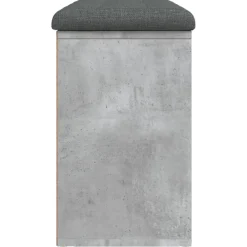 vidaXL Zapatero madera de ingeniería gris hormigón 82x32x50 cm Gris hormigón Clearance