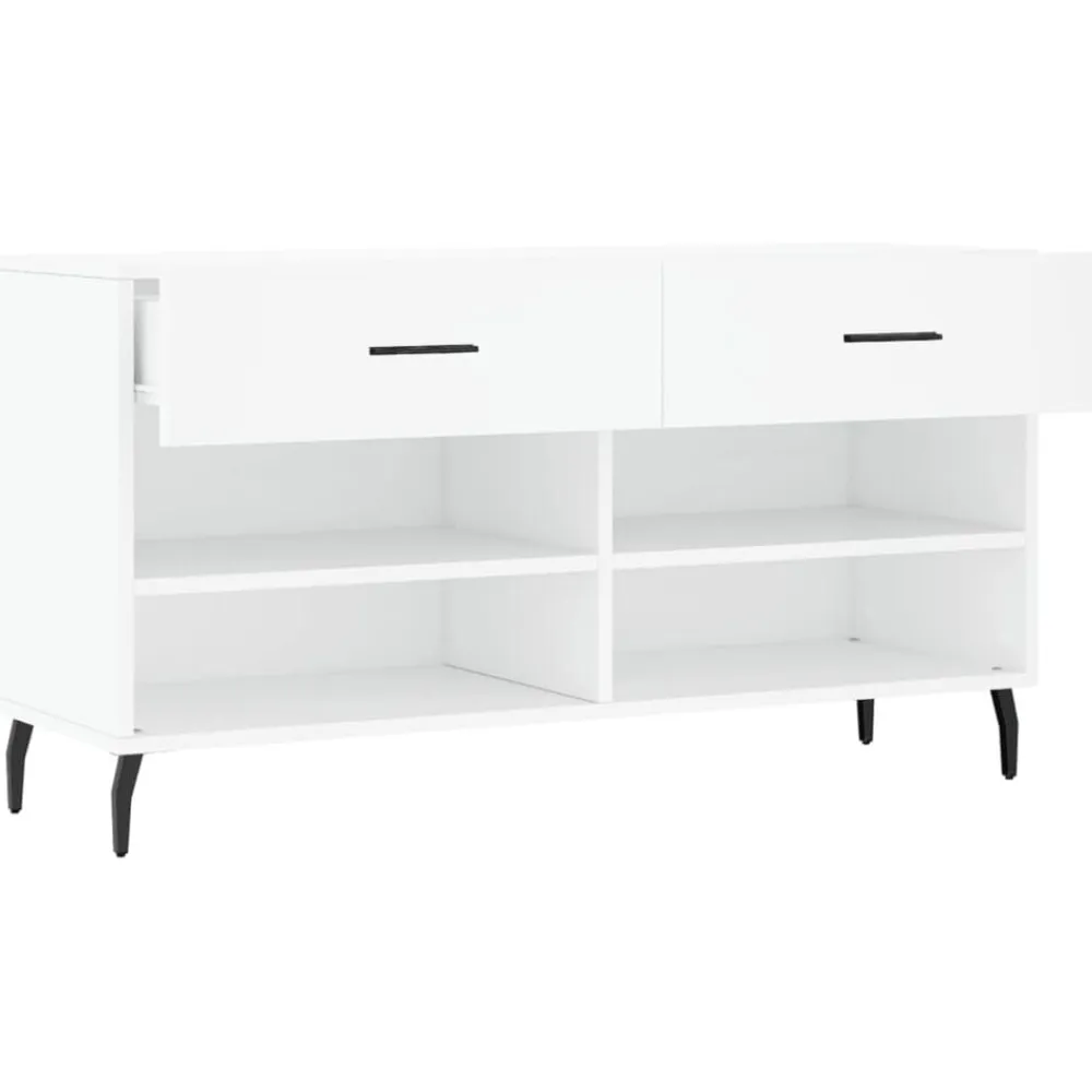 vidaXL Productos Del Hogar-Zapatero madera de ingeniería 102x35x55 cm