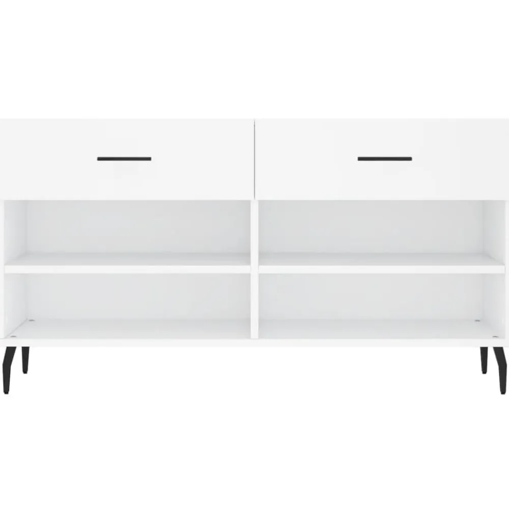 vidaXL Productos Del Hogar-Zapatero madera de ingeniería 102x35x55 cm