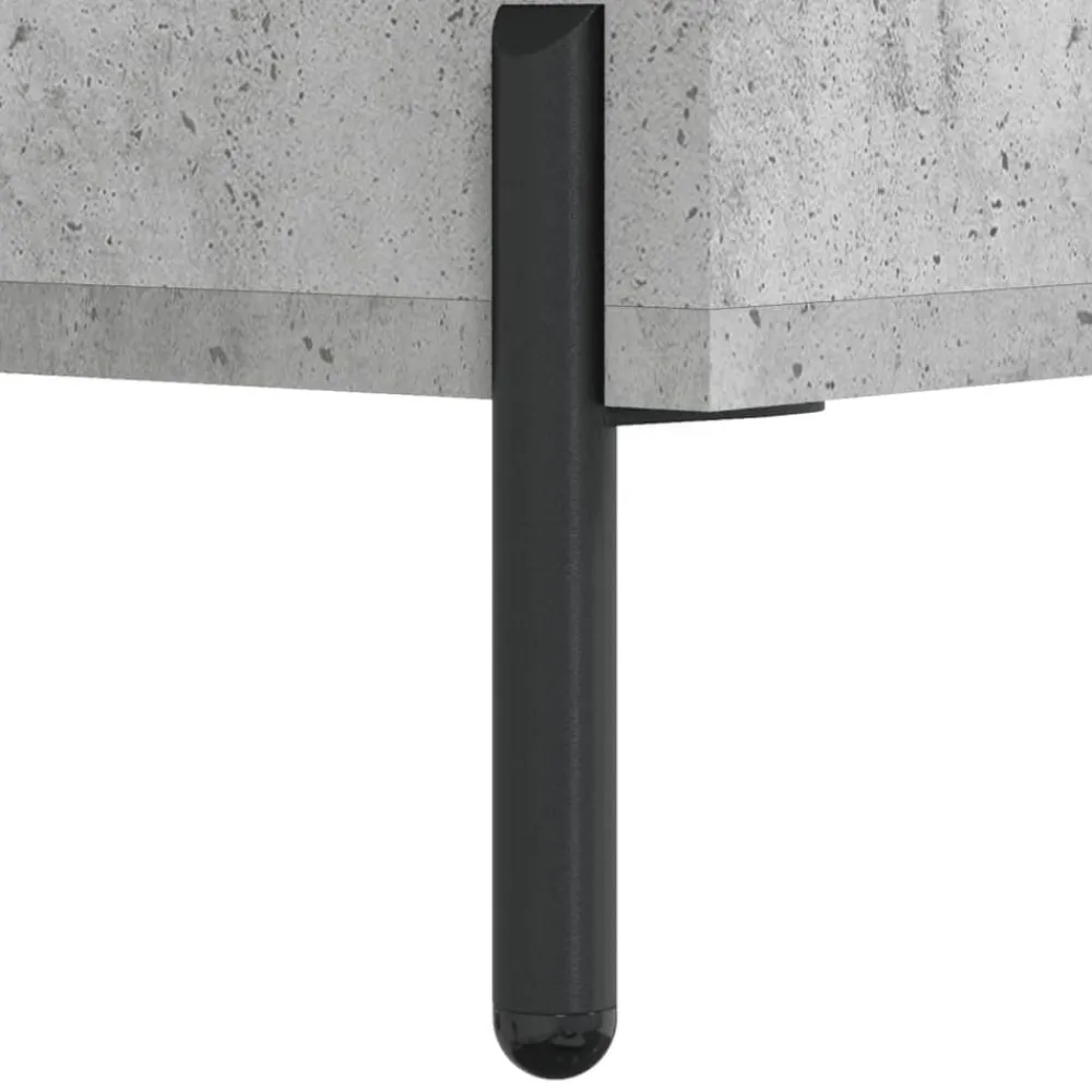 vidaXL Zapatero madera de ingeniería gris hormigón 30x35x105 cm Gris hormigón Discount