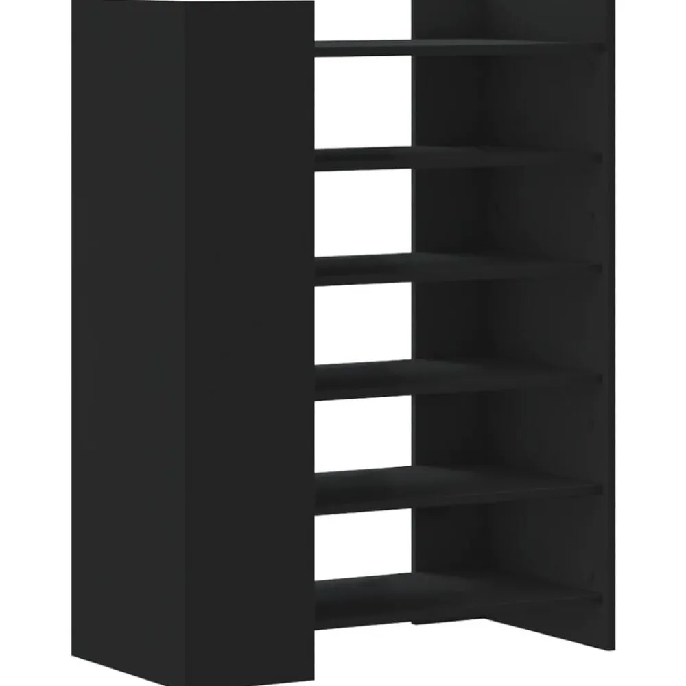 vidaXL Productos Del Hogar-Zapatero madera de ingeniería 74,5x37,5x100 cm