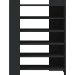vidaXL Productos Del Hogar-Zapatero madera de ingeniería 74,5x37,5x100 cm