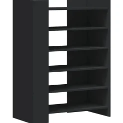 vidaXL Productos Del Hogar-Zapatero madera de ingeniería 74,5x37,5x100 cm