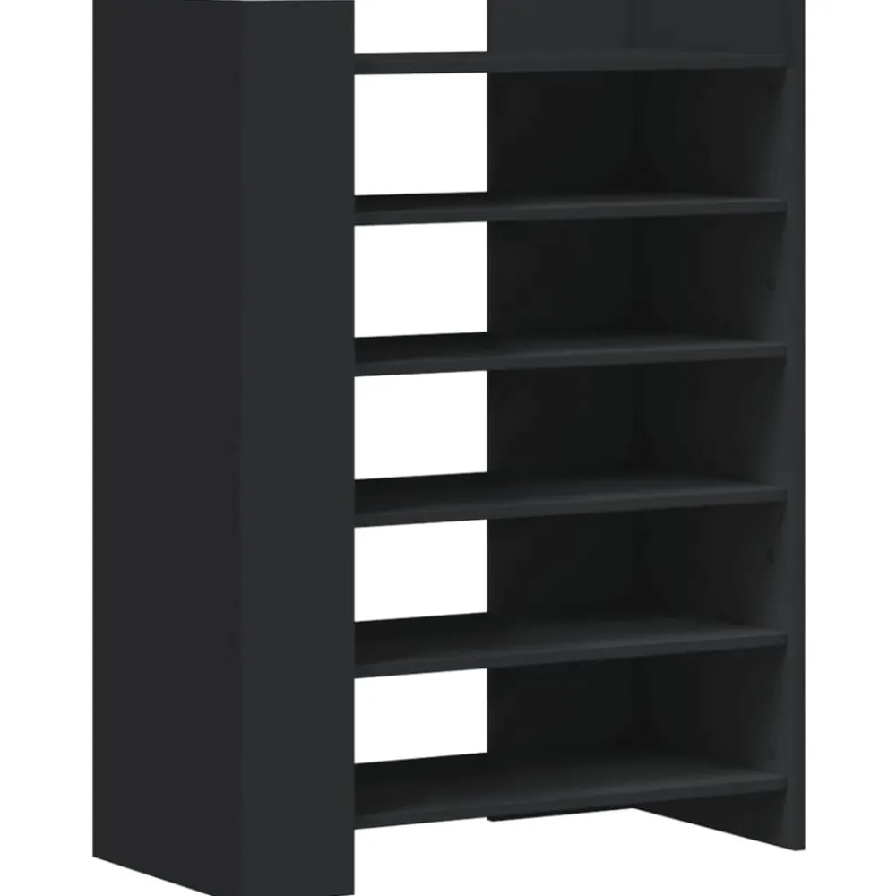 vidaXL Productos Del Hogar-Zapatero madera de ingeniería 74,5x37,5x100 cm
