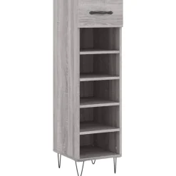 vidaXL Productos Del Hogar-Zapatero madera de ingeniería 30x35x105 cm