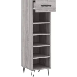 vidaXL Productos Del Hogar-Zapatero madera de ingeniería 30x35x105 cm
