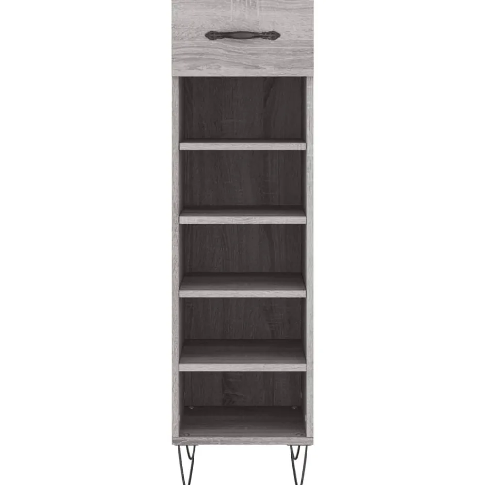 vidaXL Productos Del Hogar-Zapatero madera de ingeniería 30x35x105 cm