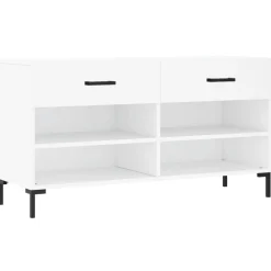 vidaXL Productos Del Hogar-Zapatero madera de ingeniería 102x35x55 cm