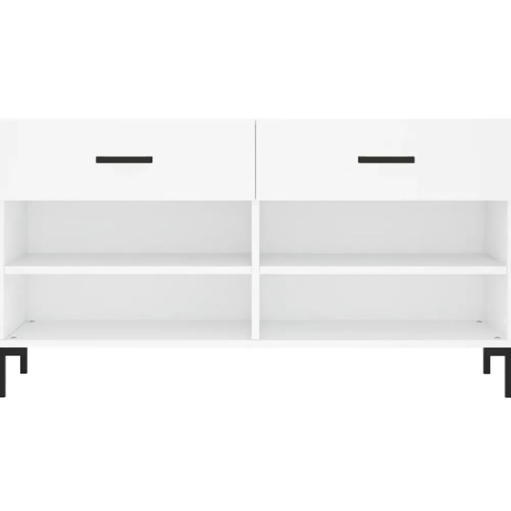 vidaXL Productos Del Hogar-Zapatero madera de ingeniería 102x35x55 cm