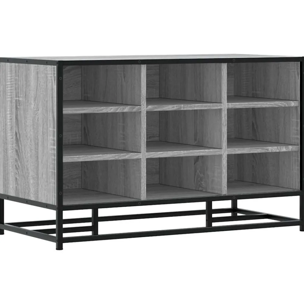 vidaXL Bancos-Zapatero madera de ingeniería 84x40x53,5 cm