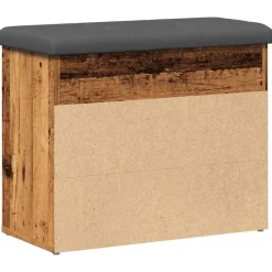 vidaXL Zapatero madera de ingeniería madera vieja 62x32x50 cm Madera antigua Outlet