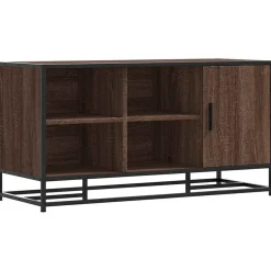 vidaXL Zapatero madera de ingeniería roble marrón 100x40x53,5 cm Marr&oacute;n roble Clearance