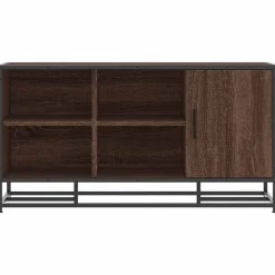 vidaXL Zapatero madera de ingeniería roble marrón 100x40x53,5 cm Marrón roble Clearance