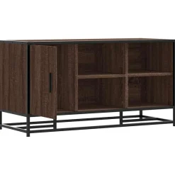 vidaXL Zapatero madera de ingeniería roble marrón 100x40x53,5 cm Marrón roble Clearance