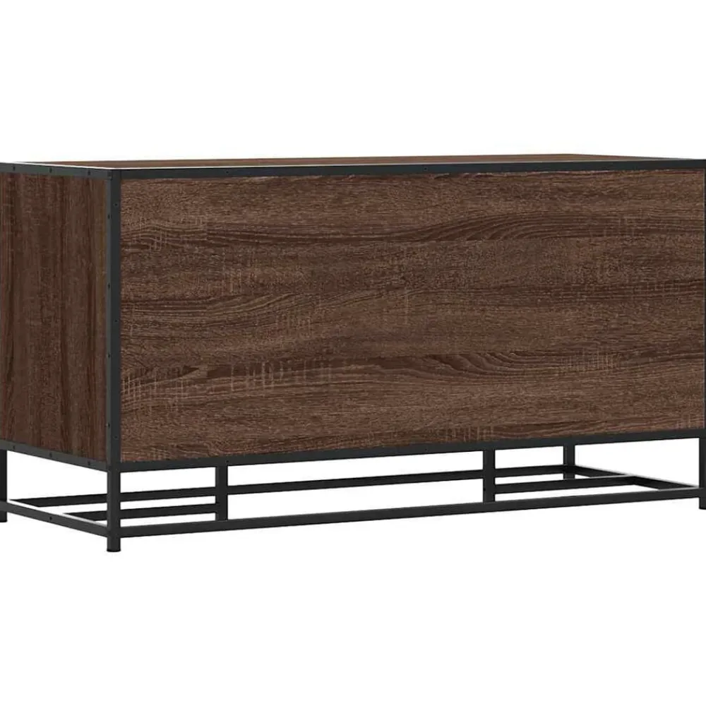 vidaXL Zapatero madera de ingeniería roble marrón 100x40x53,5 cm Marrón roble Clearance