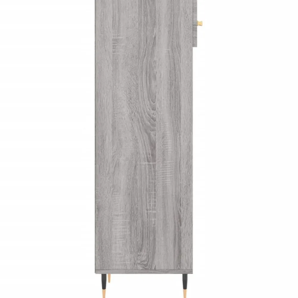 vidaXL Zapatero madera de ingeniería 30x35x105 cm Gris sonoma Sale