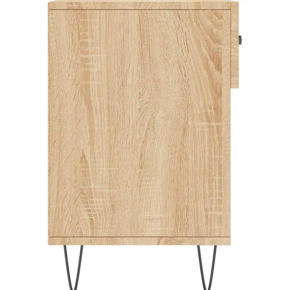 vidaXL Zapatero madera de ingeniería 102x35x55 cm Roble Sonoma Hot