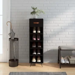 vidaXL Productos Del Hogar-Zapatero madera de ingeniería 30x35x105 cm