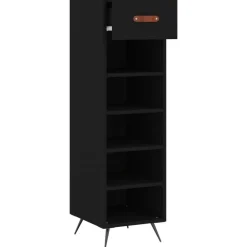 vidaXL Productos Del Hogar-Zapatero madera de ingeniería 30x35x105 cm